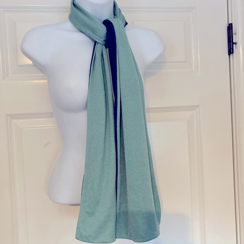 Vintage Joseph Magnin Double Sided Long Scarf